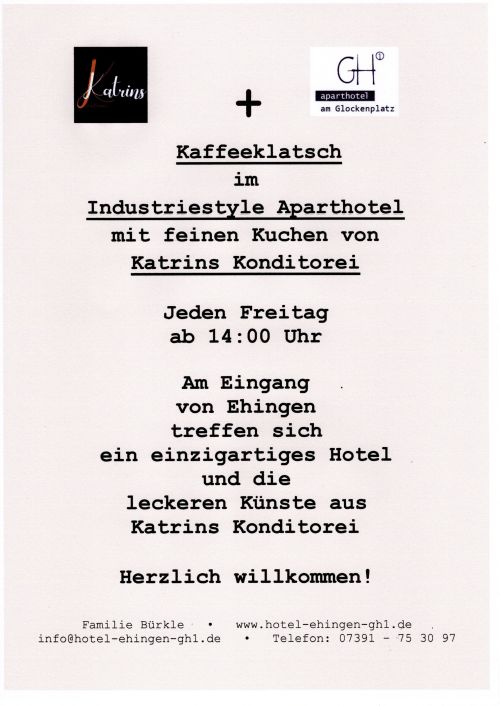 Homepage Kaffeeklatsch im GH1